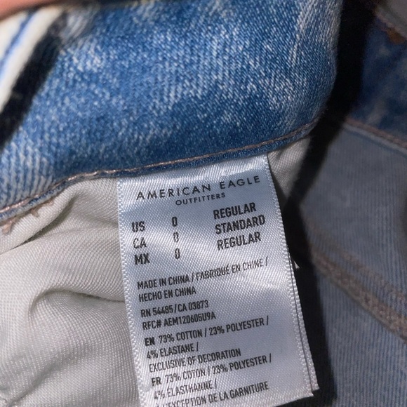 American Eagle ripped skinny jeans. Women’s size 0. - Picture 2 of 3